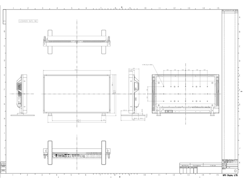 NEC LCD4020-BK-AV - 40IN LCD 1200:1 1366X768 60HZ Dvi-d... User guide