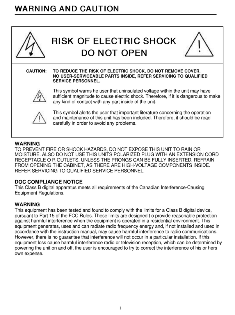 NEC XV2930 User manual