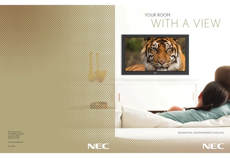 NEC MultiSync SC40 User manual