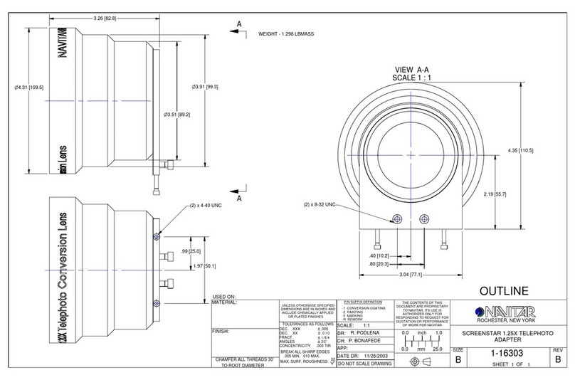 Navitar SST120 Guide Navitar SST120 Guide