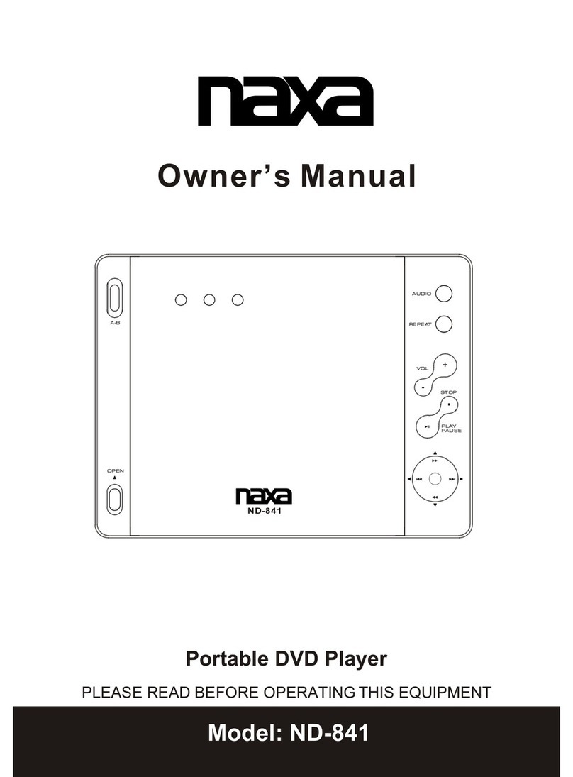 Naxa ND-841 User manual