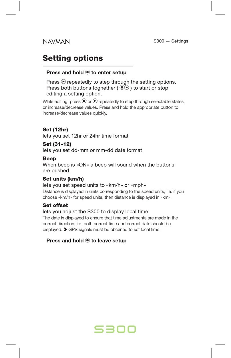 Navman S300 Service manual