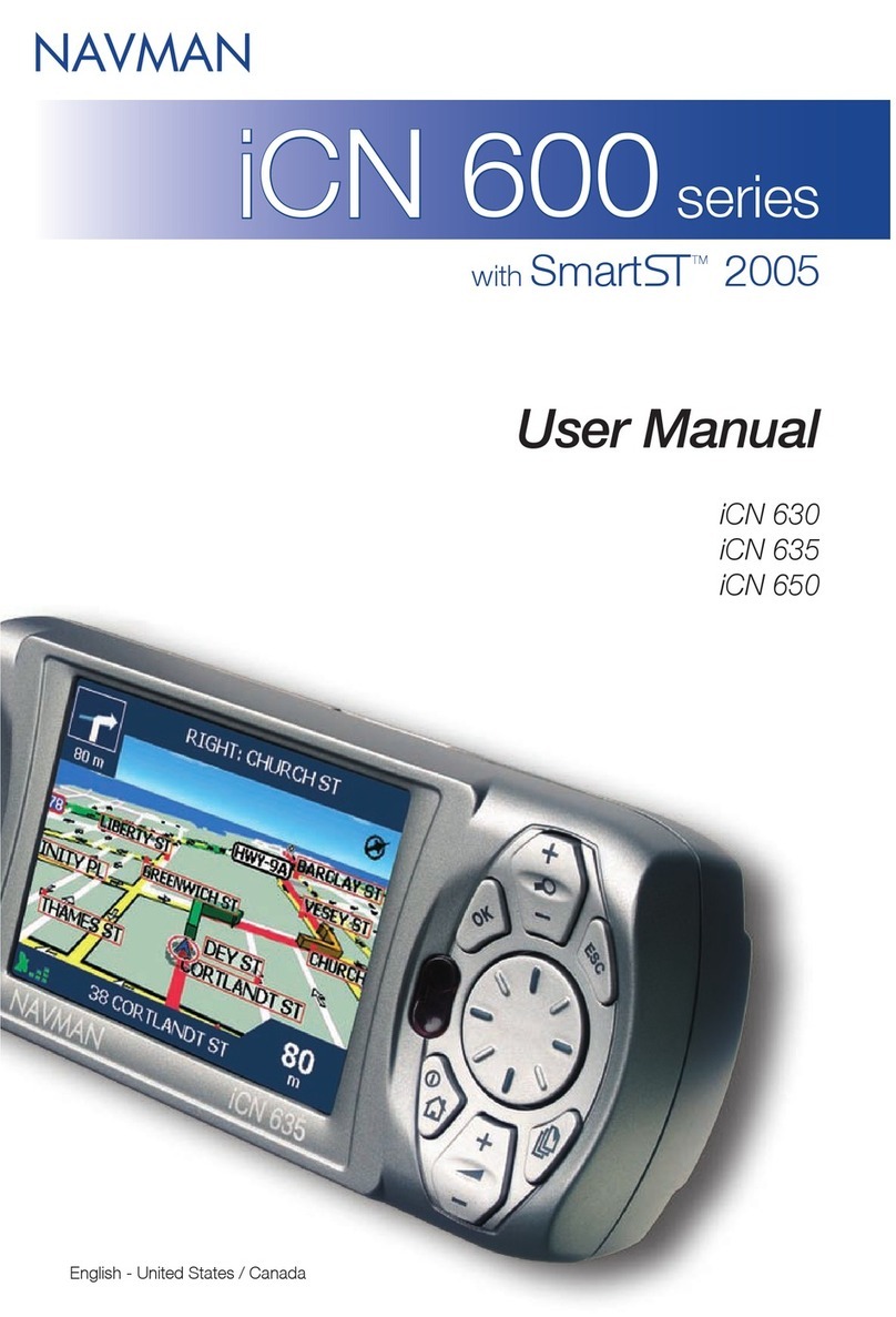 Navman iCN 630 User manual
