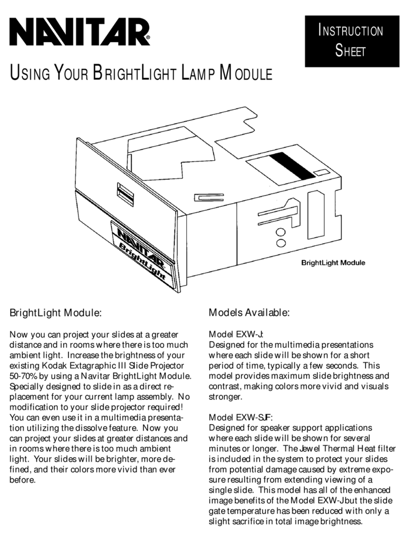 Navitar EXW-J User manual Navitar EXW-J User manual