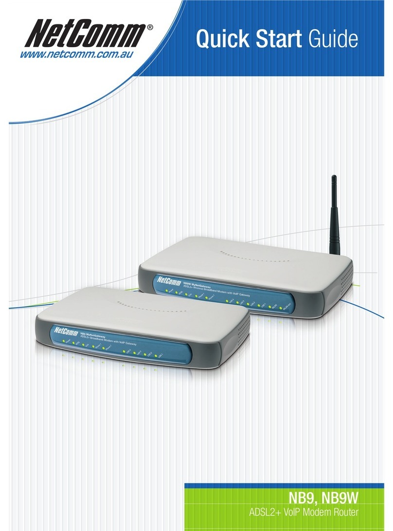 NetComm Freshtel NB9 quick start guide