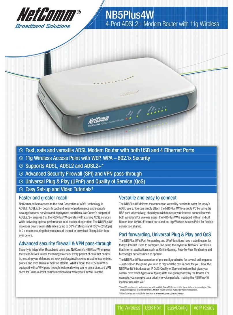 NetComm NB5PLUS4W User manual