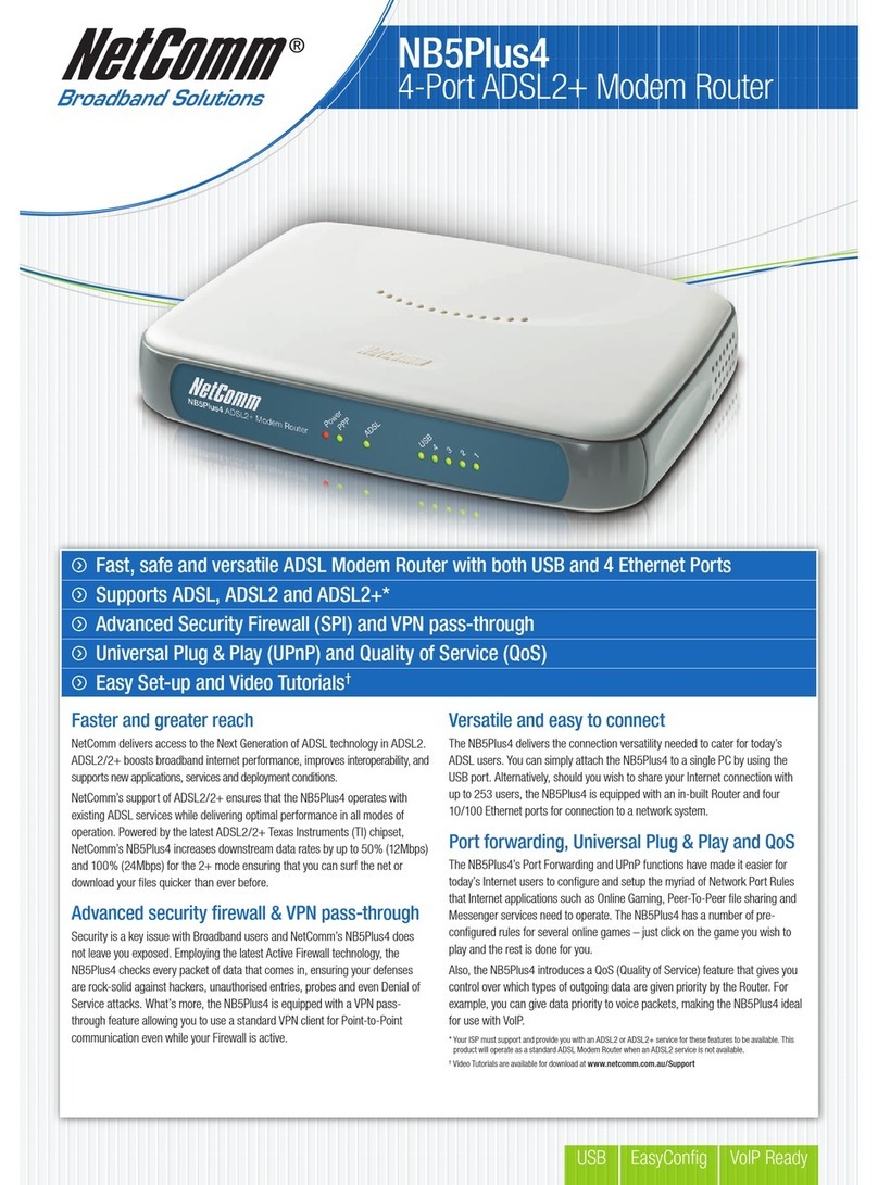 NetComm NB5PLUS4 User manual