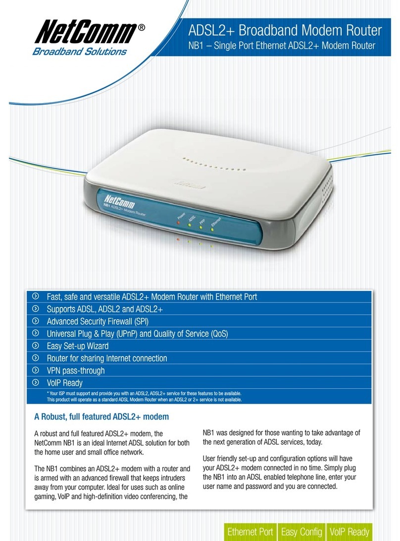 NetComm NB1 User manual