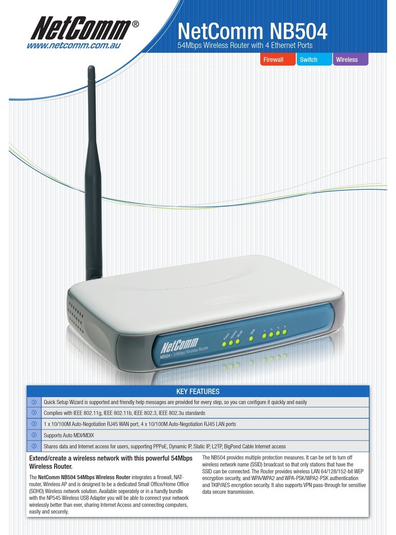 NetComm NB504 User manual