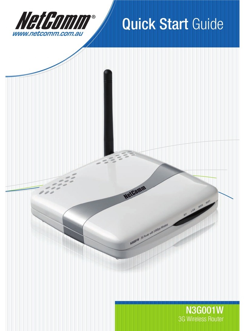 NetComm N3G001W User manual NetComm N3G001W User manual