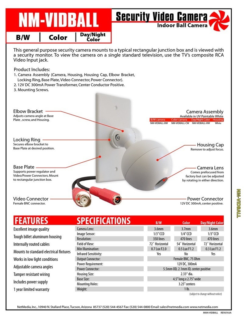 Net Media NM-VIDBALL Specifications