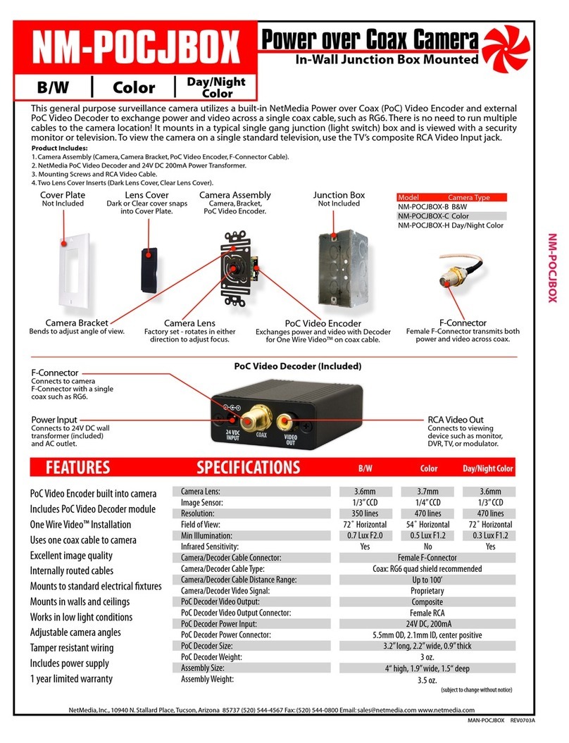 Net Media NM-POCJBOX User manual