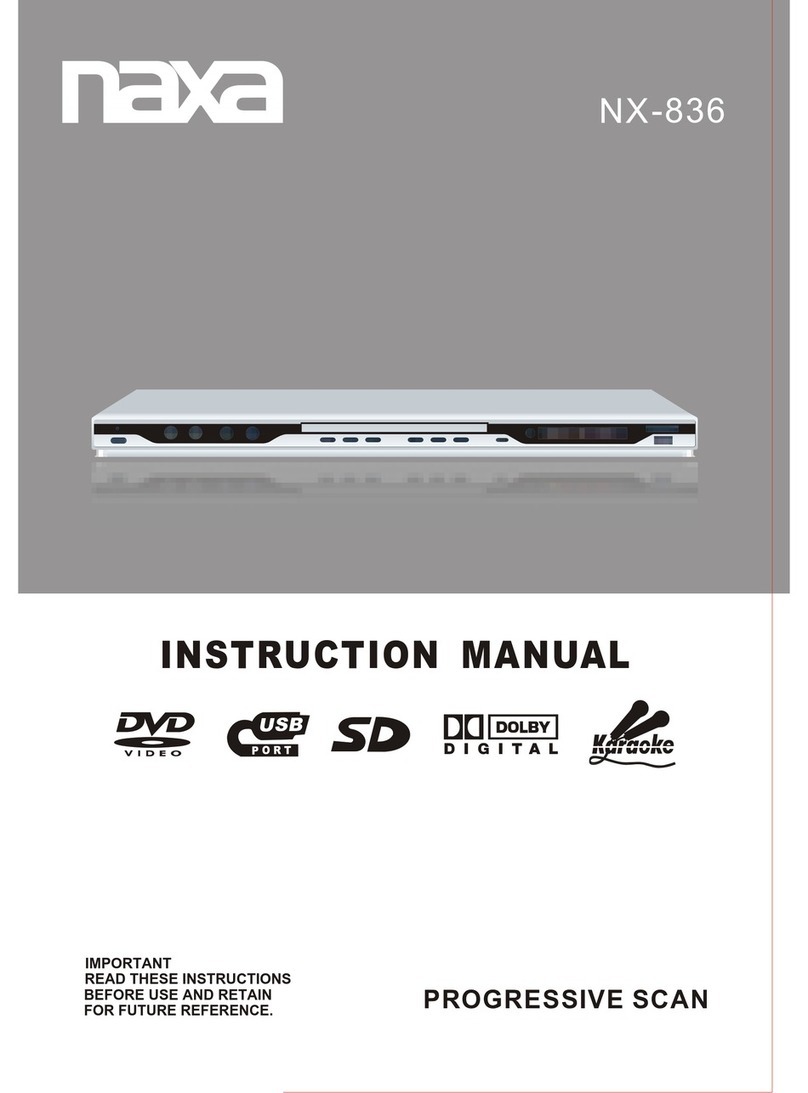 Naxa NX-836 instruction manual