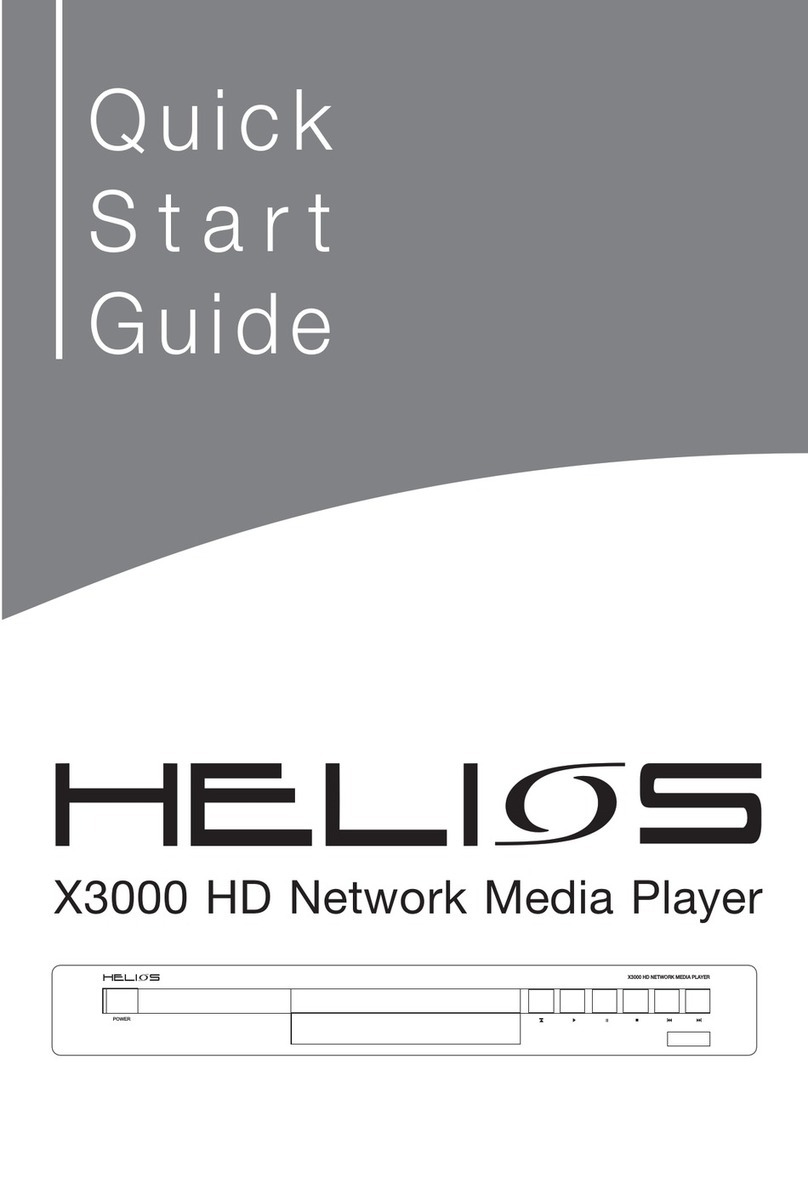 Helios HELIOS X3000 quick start guide