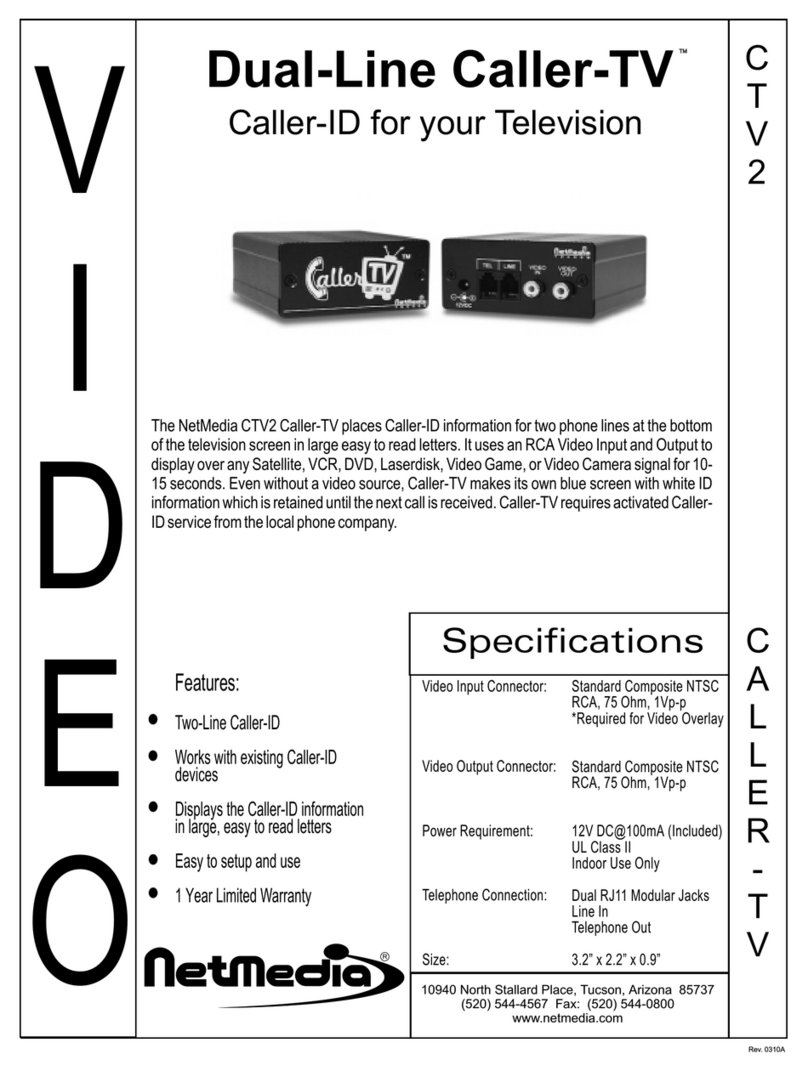 Net Media CTV2 Specifications