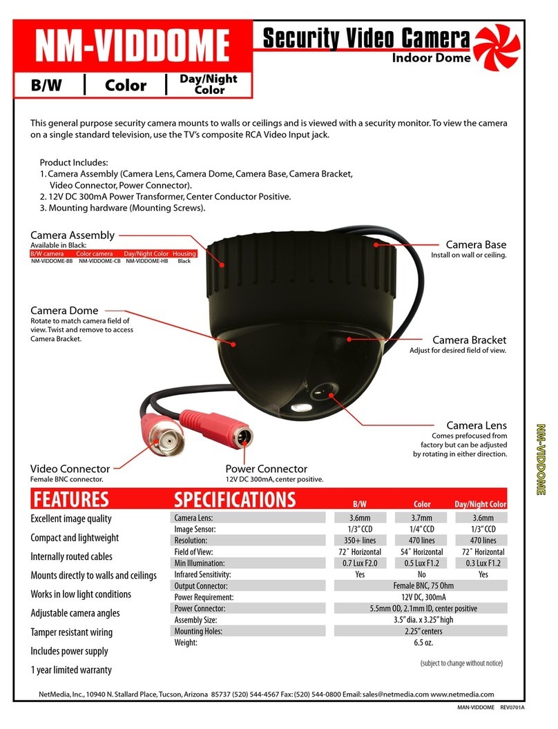 Net Media NM-VIDDOME User manual
