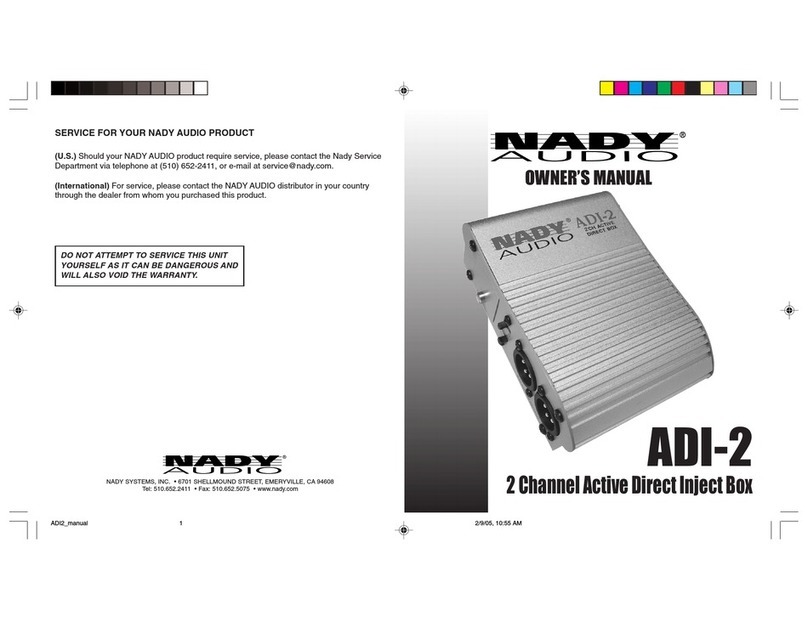 Nady Audio ADI-2 User manual
