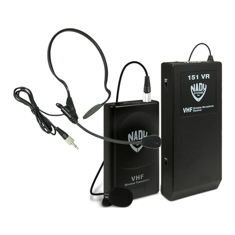 Nady Systems WLT-15 User manual