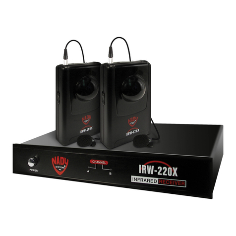 Nady Systems IRW-220X owner's manual
