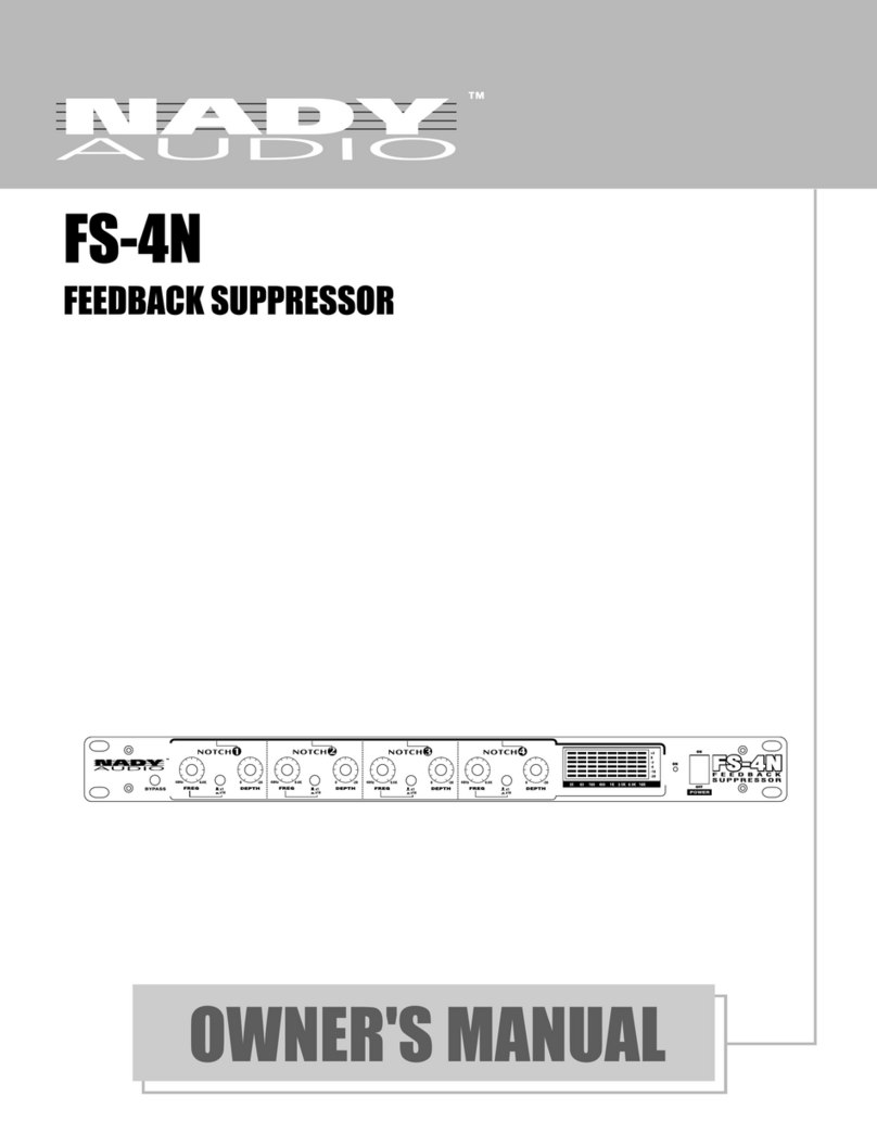 Nady Audio FS-4N User manual