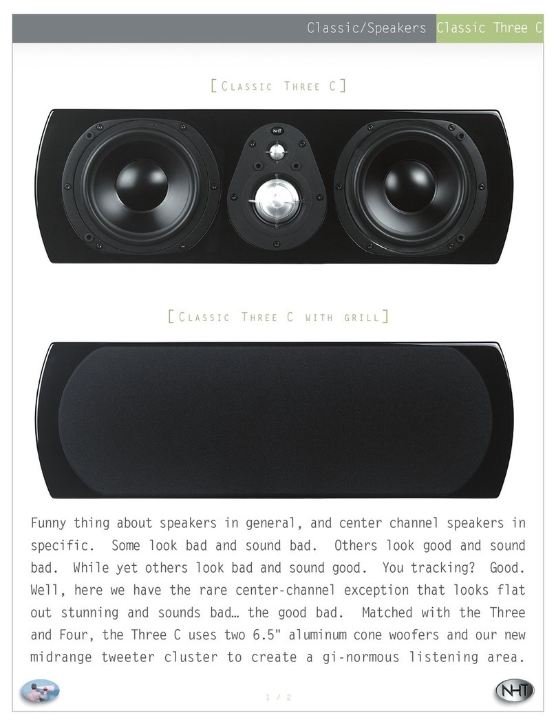 NHT N-3CB specification
