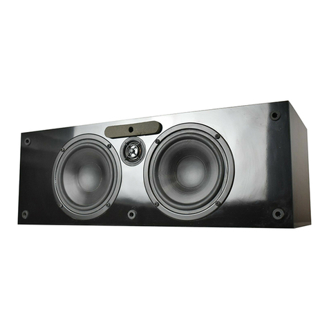 NHT Music Series AudioCenter-1 User manual