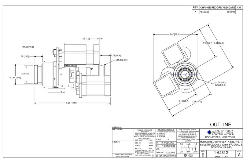 Navitar 1-62312 Guide