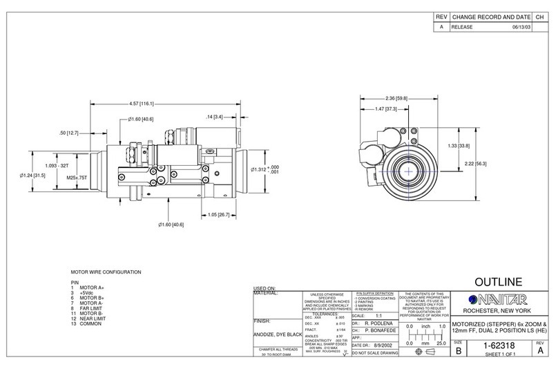Navitar 1-62318 Guide