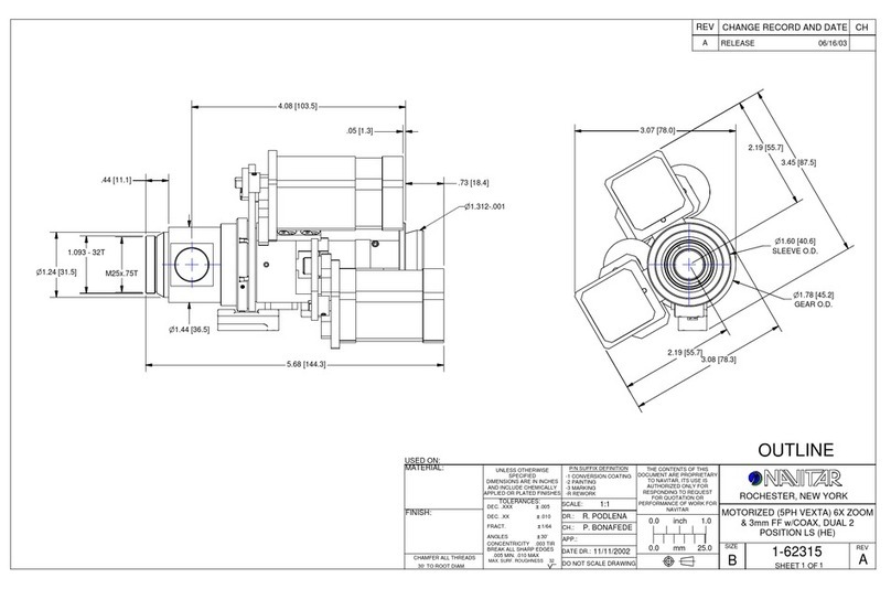 Navitar 1-62315 Guide Navitar 1-62315 Guide