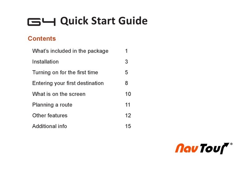 NavTour G4 quick start guide