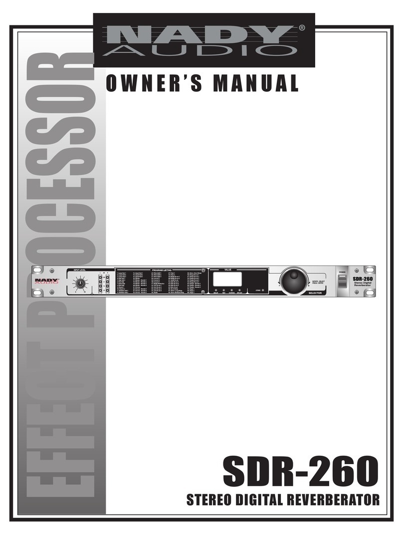 Nady Systems SDR-260 User manual