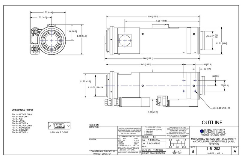 Navitar 1-51202 Guide