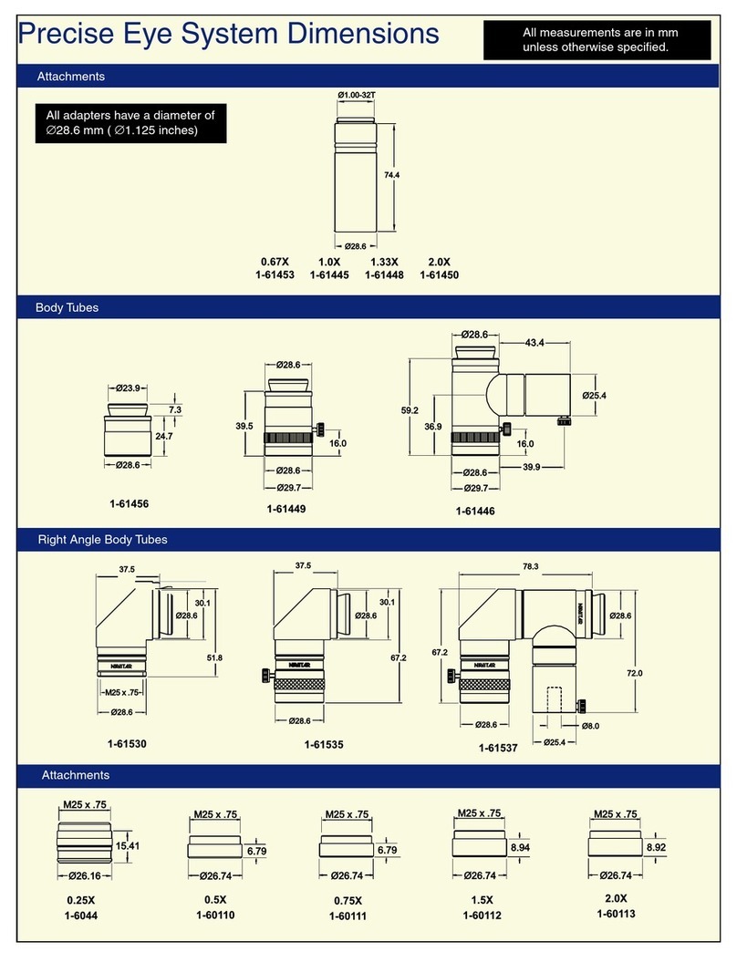 Navitar 1-61445 Attachments
