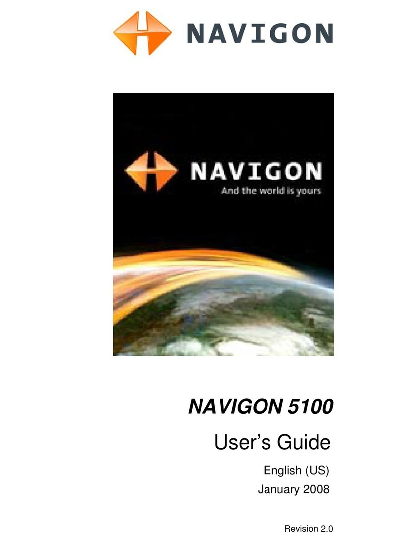 Navigon 5100 max User manual