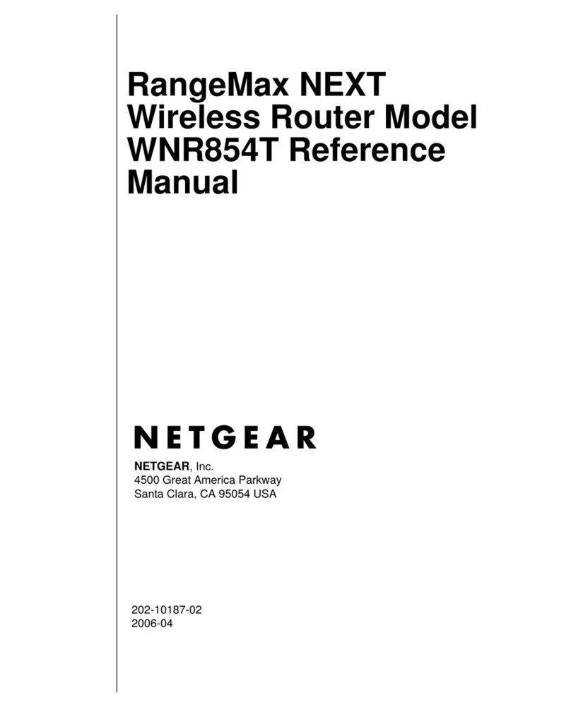 NETGEAR RangeMax NEXT WNR854T User manual
