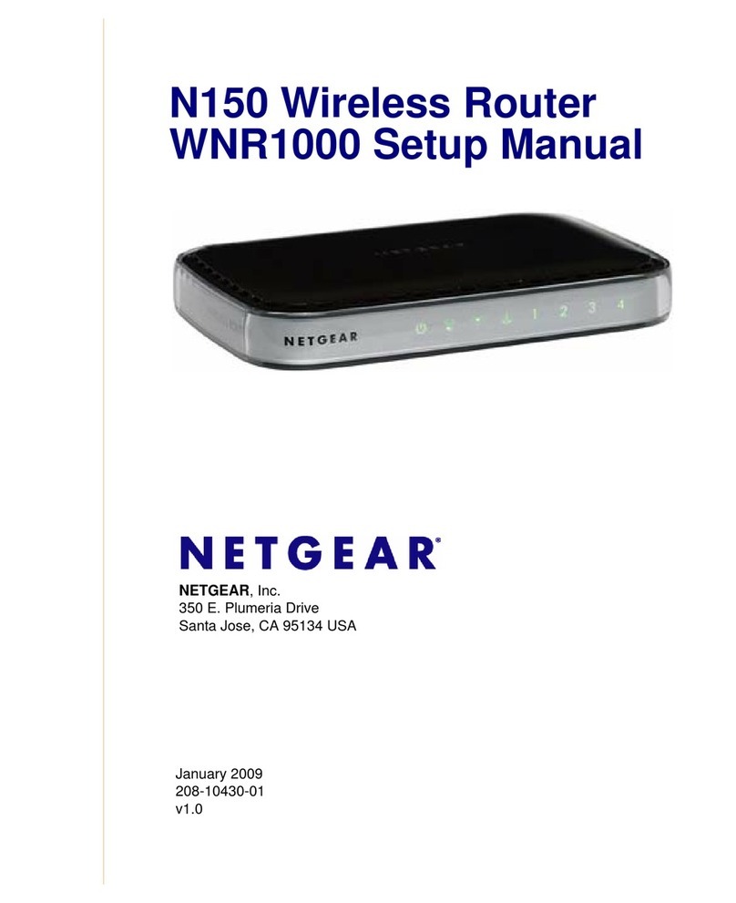 NETGEAR RangeMax WNR1000 User manual