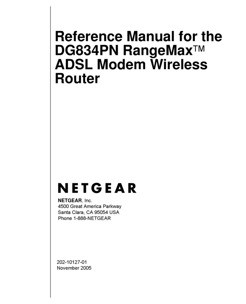 NETGEAR DG834PN - RangeMax ADSL Modem Wireless... Reference manual