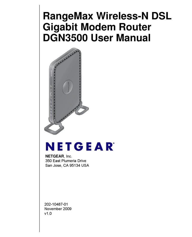 NETGEAR RangeMax DGN3500 user manual
