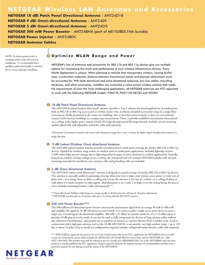 NETGEAR ProSafe ANT2409 User manual
