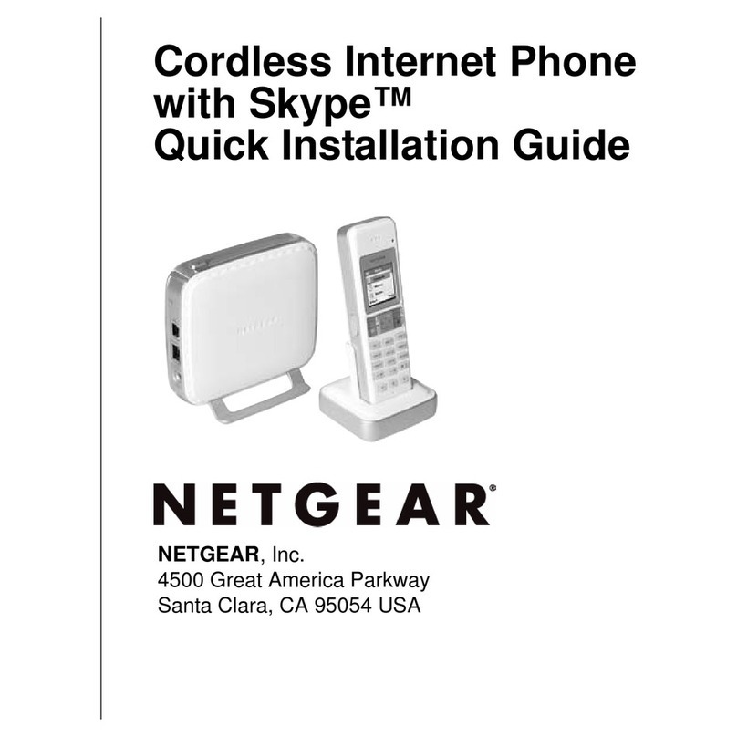 NETGEAR SPH200D - Cordless Phone / VoIP User manual