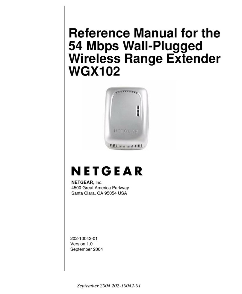 NETGEAR WGX102 Reference manual