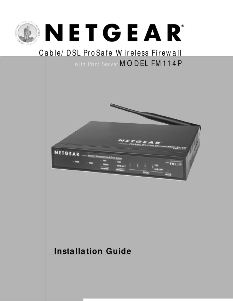 NETGEAR ProSafe FM114P User manual