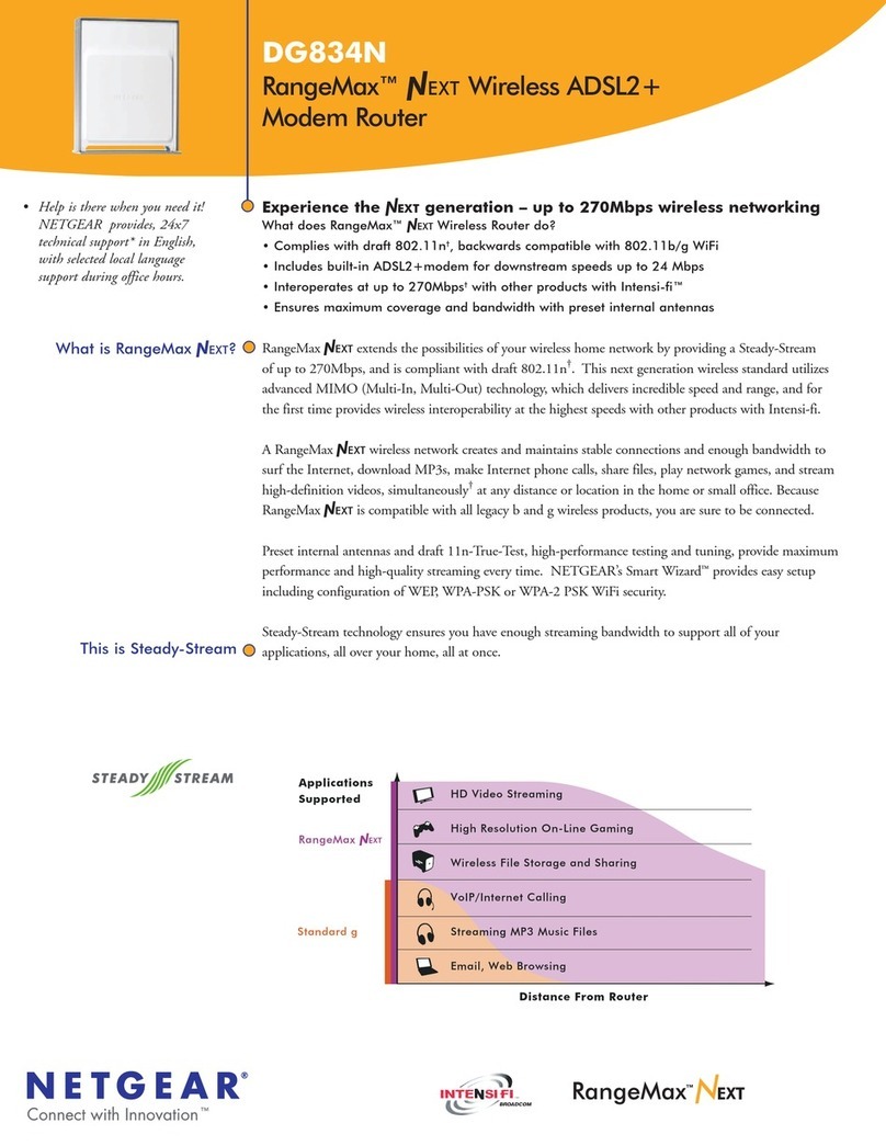 NETGEAR DG834N User manual