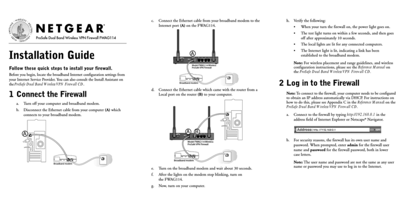 NETGEAR ProSafe FWAG114 installation guide NETGEAR ProSafe FWAG114 installation guide