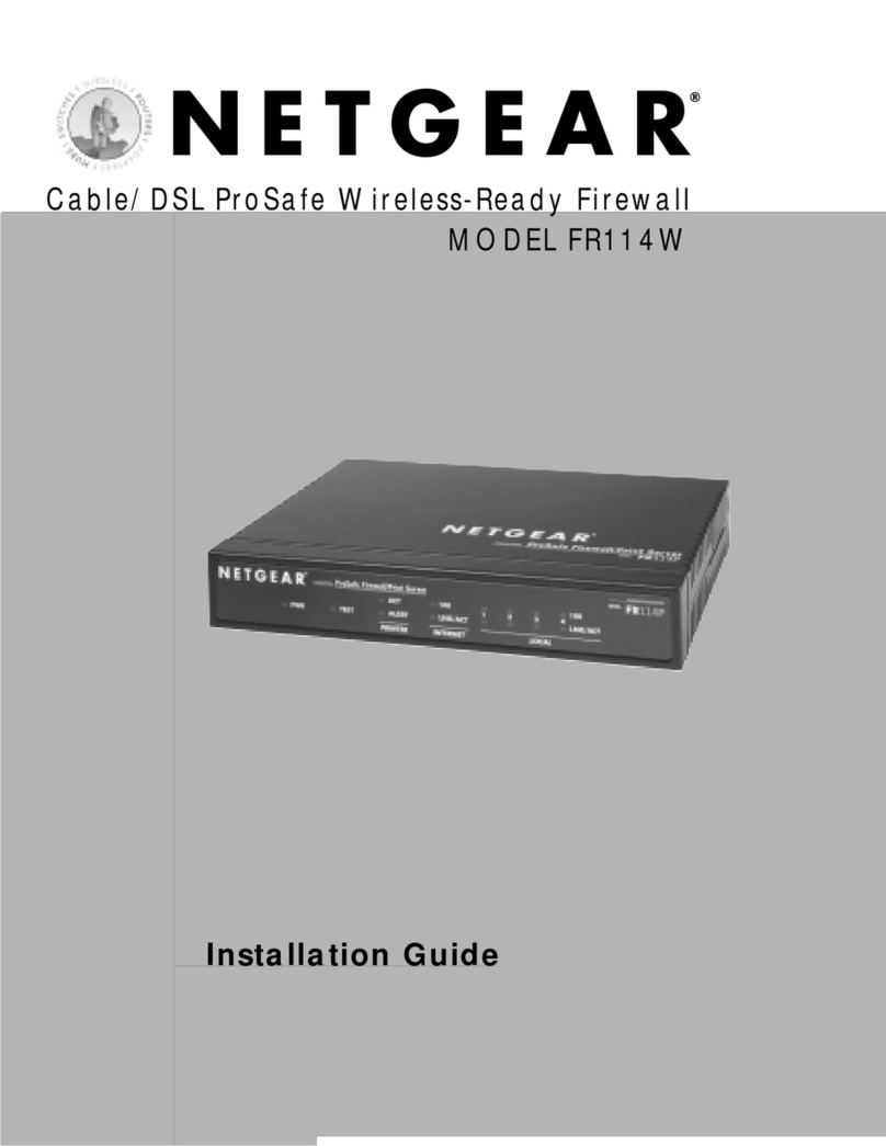 NETGEAR ProSafe FR114W User manual