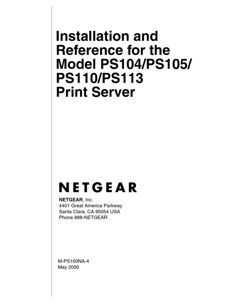 NETGEAR PS104 - Hub - EN Installation and reference guide