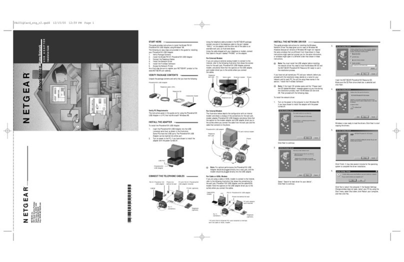 NETGEAR PA101 installation guide