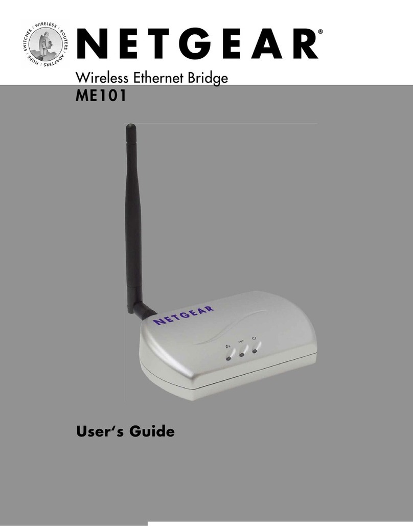 NETGEAR ME101 - Wireless EN Bridge Network Converter User manual
