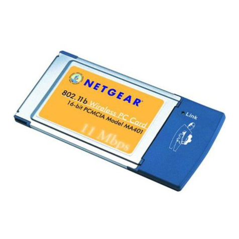 NETGEAR MA401 - 802.11b Wireless PC Card reference guide