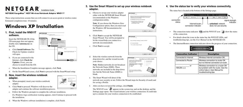 NETGEAR RangeMax WN511T User manual NETGEAR RangeMax WN511T User manual